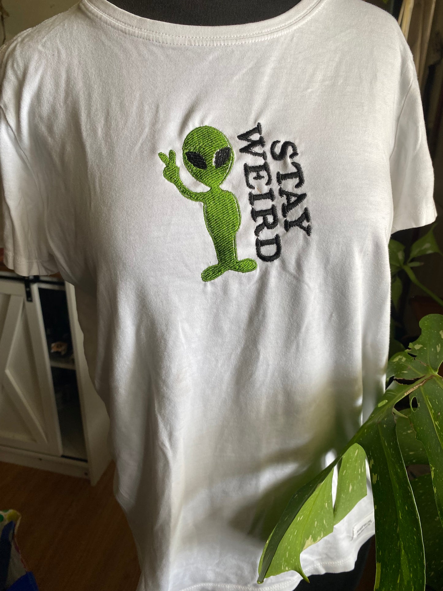 Stay Weird Women’s Tee (Medium)