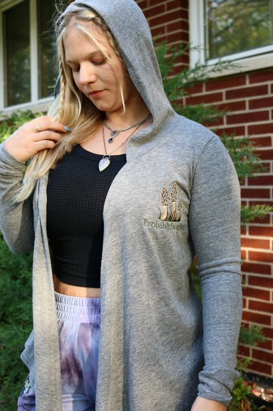 Probably Foraging Hooded Cardi (Medium)