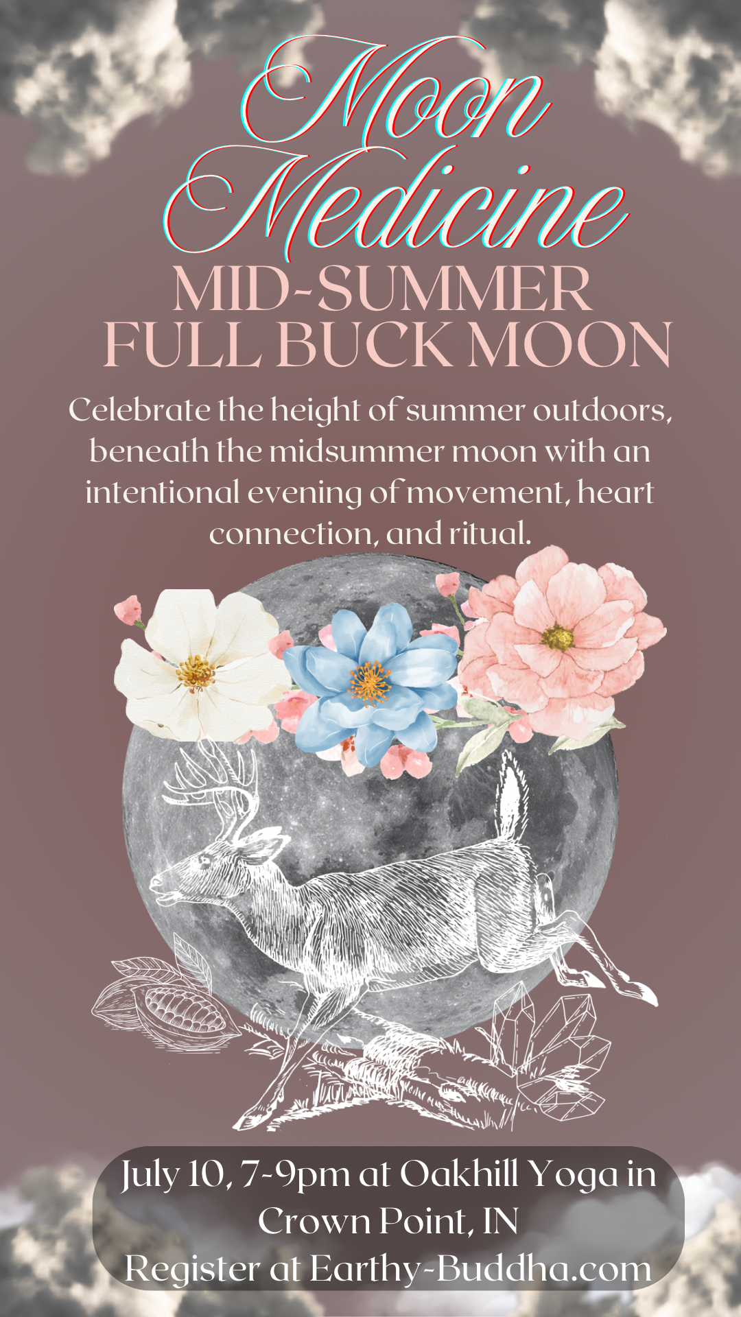 Moon Medicine Workshop July 10 (Outdoors*)