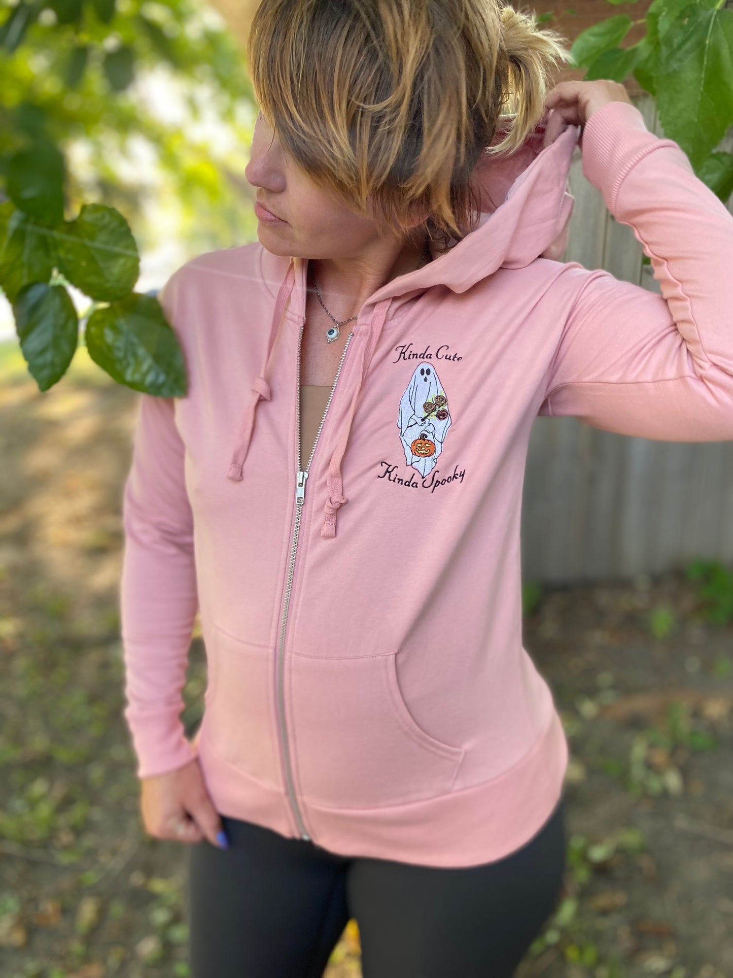 Kinda Cute Kinda Spooky Zip-up (Small)