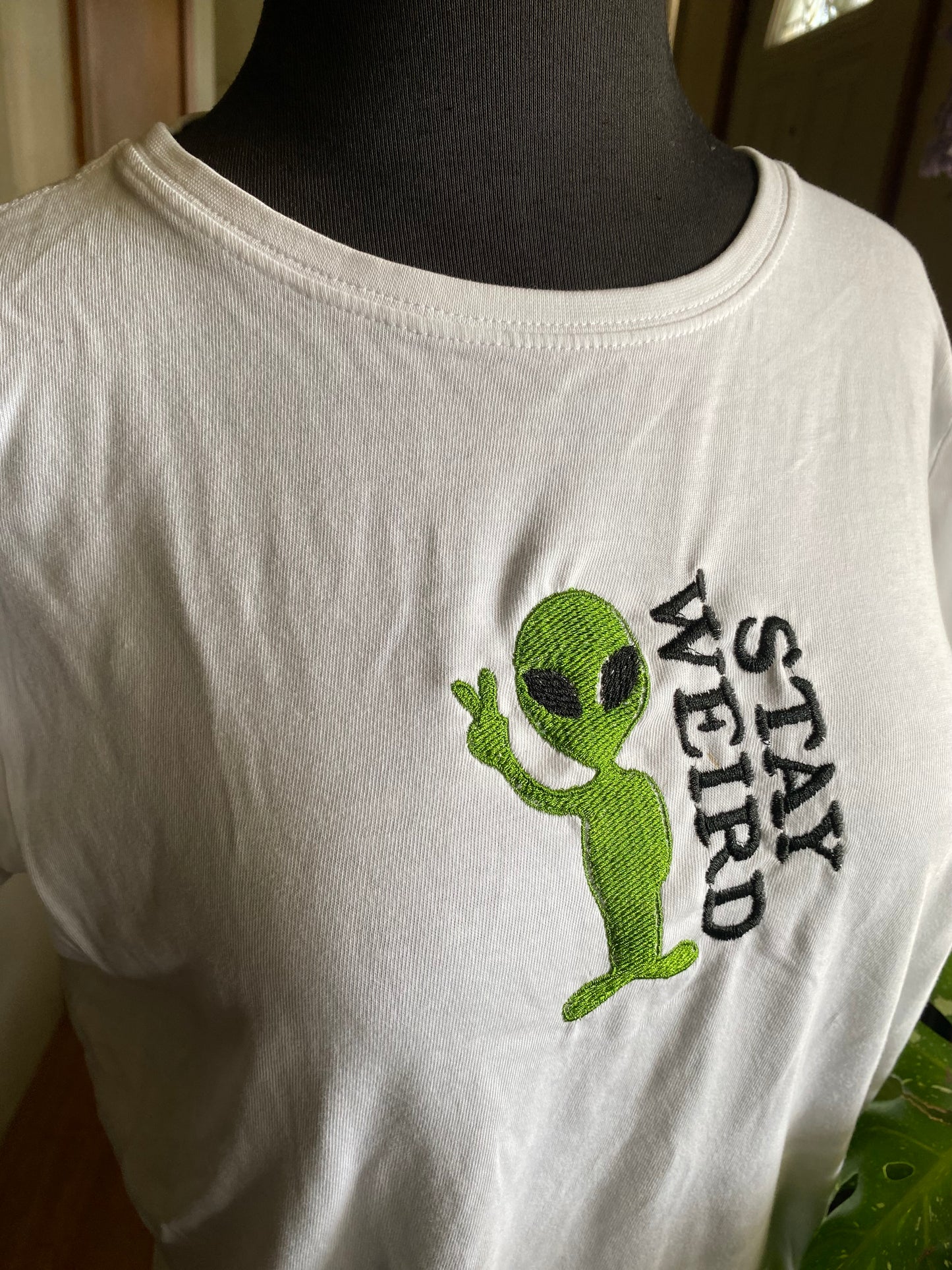 Stay Weird Women’s Tee (Medium)