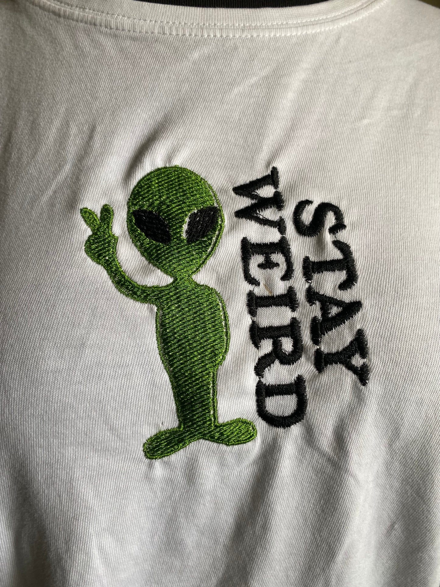 Stay Weird Women’s Tee (Medium)