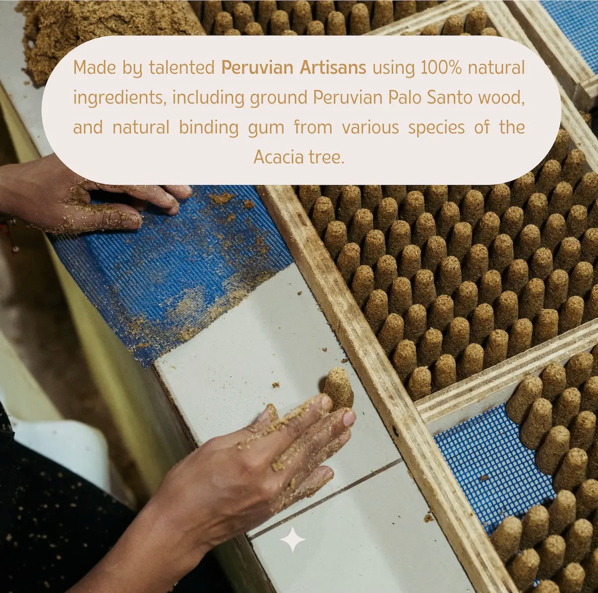 Hand-Rolled Palo Santo Incense Cones